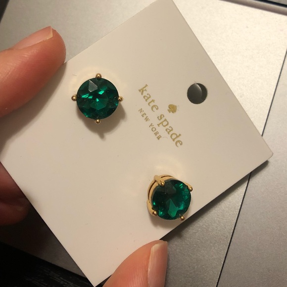 Kate Spade emerald earrings